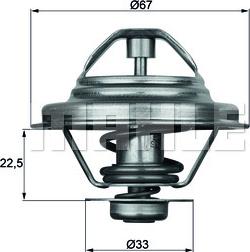 MAHLE TX 24 87D - Termostato, Refrigerante www.autoricambi360.it