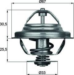 MAHLE TX 27 71D - Termostato, Refrigerante www.autoricambi360.it