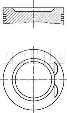 MAHLE 038 24 01 - Pistone www.autoricambi360.it