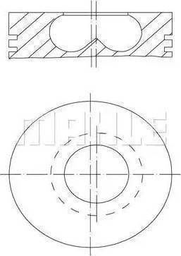 MAHLE 009 50 02 - Pistone www.autoricambi360.it