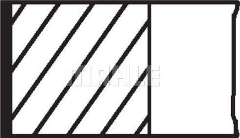 MAHLE 627 31 V1 - Kit fasce elastiche www.autoricambi360.it