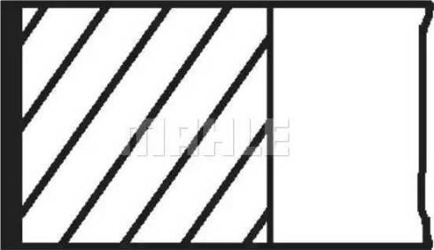MAHLE 007 65 N2 - Kit fasce elastiche www.autoricambi360.it