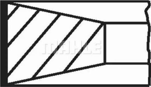 MAHLE 227 RS 10118 0N0 - Kit fasce elastiche www.autoricambi360.it