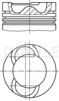 MAHLE 014 20 00 - Pistone www.autoricambi360.it