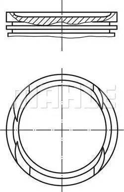 MAHLE 015 60 00 - Pistone www.autoricambi360.it