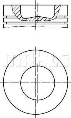 MAHLE 228 91 20 - Pistone www.autoricambi360.it