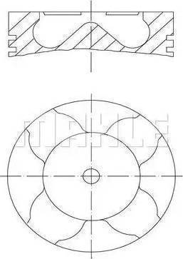 MAHLE 033 41 11 - Pistone www.autoricambi360.it