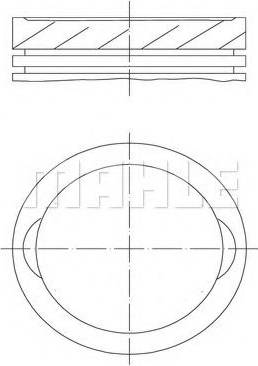 MAHLE 033 98 02 - Pistone www.autoricambi360.it
