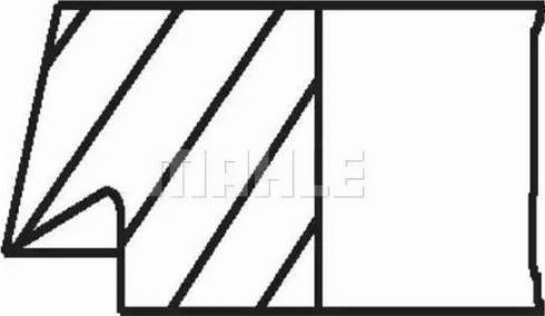MAHLE 038 24 N1 - Kit fasce elastiche www.autoricambi360.it