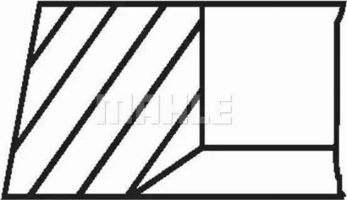 MAHLE 022 27 V0 - Kit fasce elastiche www.autoricambi360.it