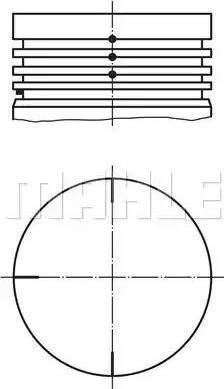 MAHLE 022 04 04 - Pistone www.autoricambi360.it