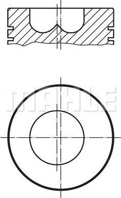 MAHLE 286 31 00 - Pistone www.autoricambi360.it