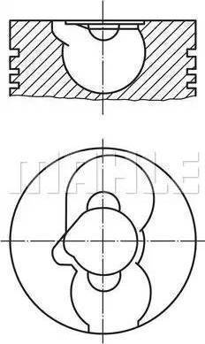MAHLE 228 82 10 - Pistone www.autoricambi360.it