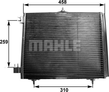 MAHLE AC 299 000S - Condensatore, Climatizzatore www.autoricambi360.it