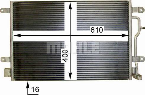 MAHLE AC 795 000S - Condensatore, Climatizzatore www.autoricambi360.it
