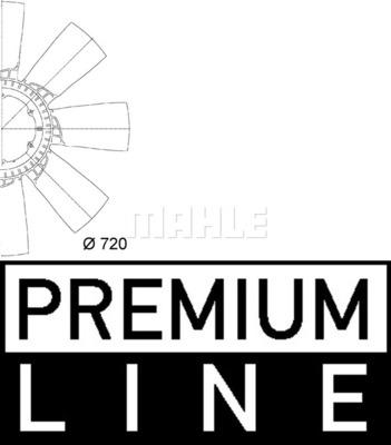 MAHLE CFW 8 000P - Girante, Raffreddamento motore www.autoricambi360.it