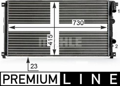 MAHLE CR 13 000P - Radiatore, Raffreddamento motore www.autoricambi360.it