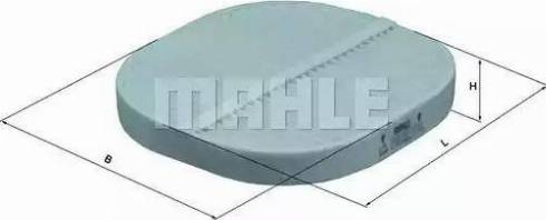 MAHLE LA 166 - Filtro, Aria abitacolo www.autoricambi360.it