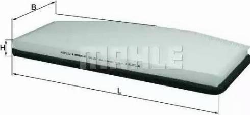 MAHLE LA 26 - Filtro, Aria abitacolo www.autoricambi360.it