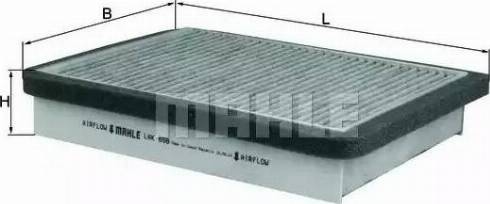 MAHLE LAK 658 - Filtro, Aria abitacolo www.autoricambi360.it