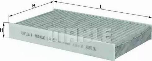 MAHLE LAK 852 - Filtro, Aria abitacolo www.autoricambi360.it