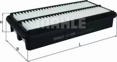 MAHLE LX 1999 - Filtro aria www.autoricambi360.it