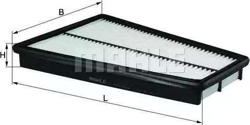 MAHLE LX 1022 - Filtro aria www.autoricambi360.it
