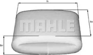 MAHLE LX 110 - Filtro aria www.autoricambi360.it