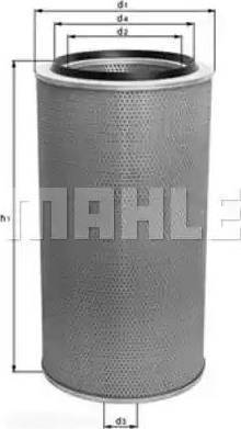 MAHLE LX 84 - Filtro aria www.autoricambi360.it