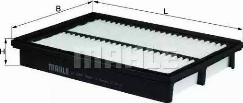 MAHLE LX 2887 - Filtro aria www.autoricambi360.it