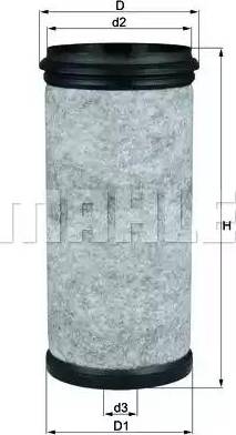 MAHLE LXS 1/1 - Filtro aria secondaria www.autoricambi360.it