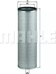 MAHLE LXS 218 - Filtro aria secondaria www.autoricambi360.it