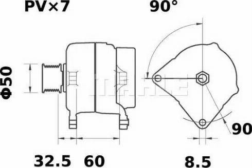 MAHLE MG 65 - Alternatore www.autoricambi360.it