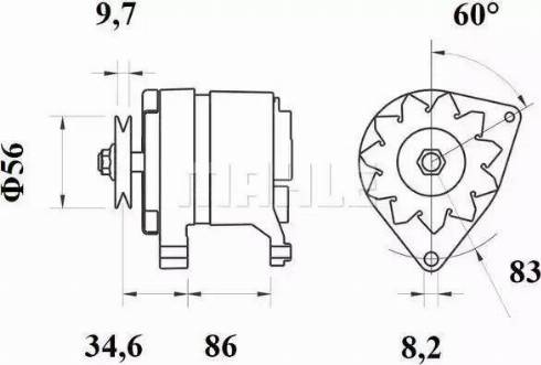MAHLE MG 196 - Alternatore www.autoricambi360.it