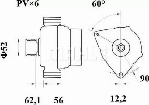 MAHLE MG 362 - Alternatore www.autoricambi360.it