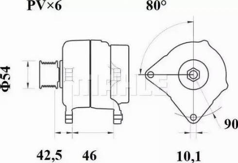 MAHLE MG 293 - Alternatore www.autoricambi360.it