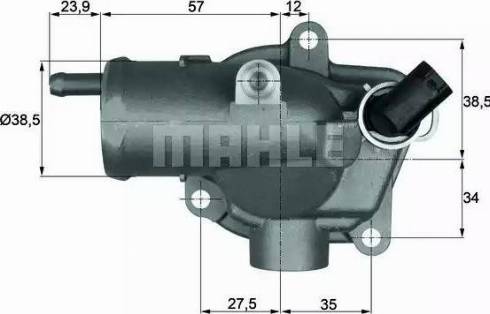 MAHLE TH 11 87 - Termostato, Refrigerante www.autoricambi360.it