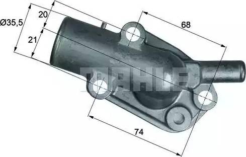 MAHLE TI 188 87D - Termostato, Refrigerante www.autoricambi360.it