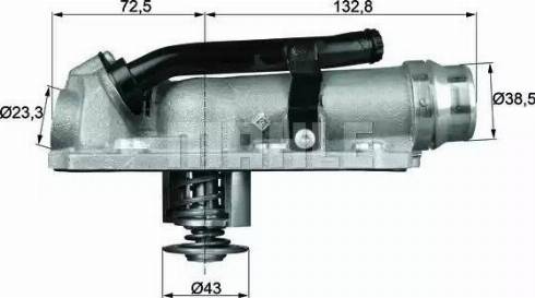 MAHLE TM 7 105 - Termostato, Refrigerante www.autoricambi360.it