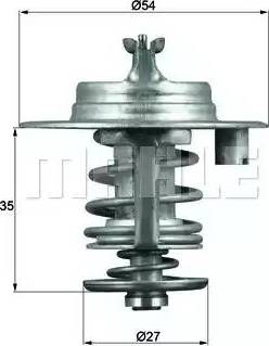 MAHLE TX 96 83D - Termostato, Refrigerante www.autoricambi360.it
