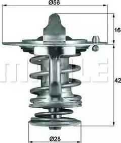 MAHLE TX 83 77 - Termostato, Refrigerante www.autoricambi360.it