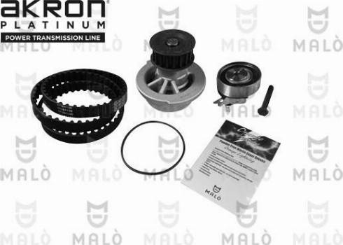 AKRON-MALÒ 1555048 - Pompa acqua + Kit cinghie dentate www.autoricambi360.it