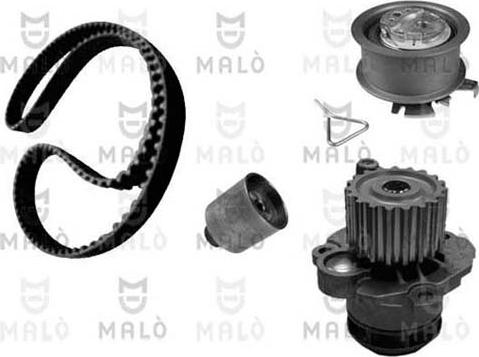 AKRON-MALÒ 1555003 - Pompa acqua + Kit cinghie dentate www.autoricambi360.it