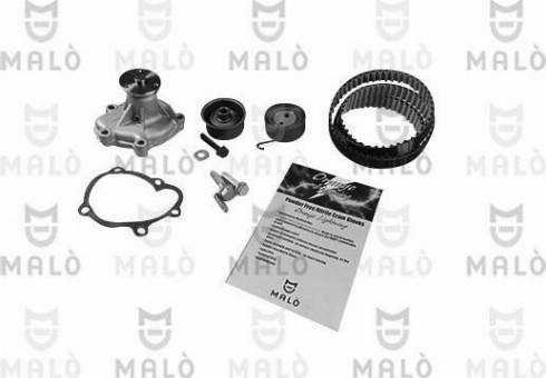 AKRON-MALÒ 1555017 - Pompa acqua + Kit cinghie dentate www.autoricambi360.it