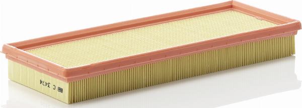 Mann-Filter C 3474 - Filtro aria www.autoricambi360.it
