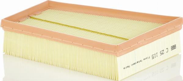 Mann-Filter C 25 115 - Filtro aria www.autoricambi360.it