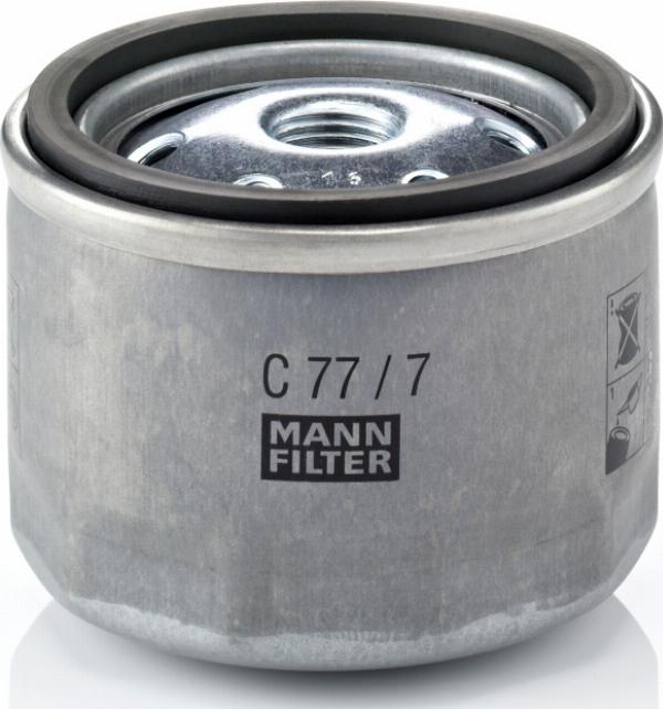 Mann-Filter C 77/7 - Filtro aria www.autoricambi360.it