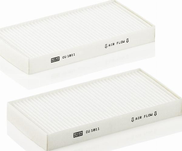 Mann-Filter CU 1811-2 - Filtro, Aria abitacolo www.autoricambi360.it