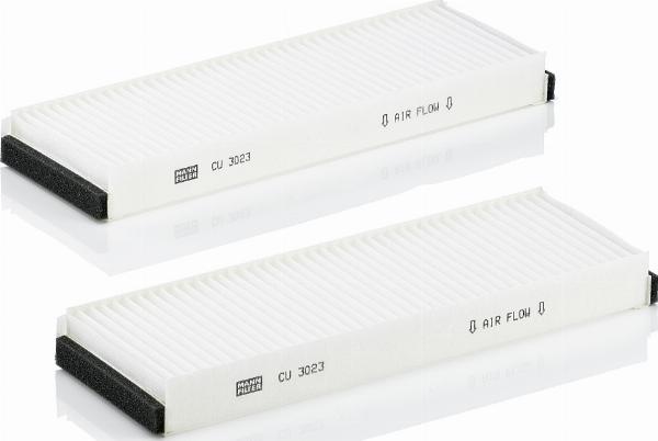 Mann-Filter CU 3023-2 - Filtro, Aria abitacolo www.autoricambi360.it