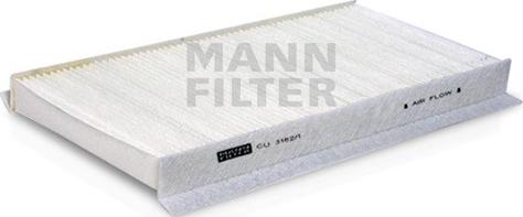 Mann-Filter CU 3162/1 - Filtro, Aria abitacolo www.autoricambi360.it